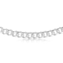 Load image into Gallery viewer, Sterling Silver Fancy 300 Gauge Oval Curb 50cm Chain
