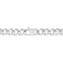 Load image into Gallery viewer, Sterling Silver Fancy 300 Gauge Oval Curb 50cm Chain
