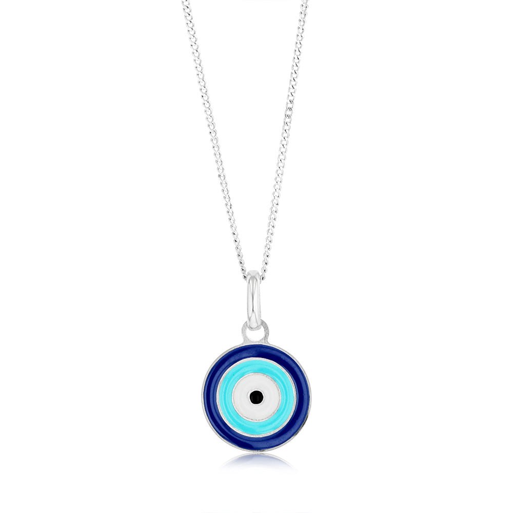Sterling Silver Evil Eye Pendant
