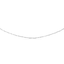 Load image into Gallery viewer, Sterling Silver Fancy 160 Gauge Twisted 45cm Chain