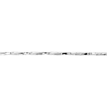 Load image into Gallery viewer, Sterling Silver Fancy 160 Gauge Twisted 19cm Bracelet