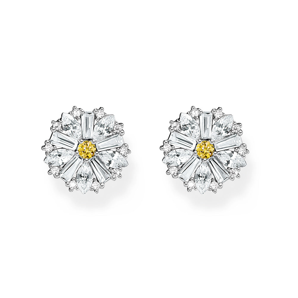 Thomas Sabo Blooming Skies Large Daisy CZ Earrings