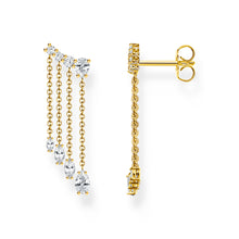 Load image into Gallery viewer, Thomas Sabo Blooming Skies Yellow Gold-Plated Waterfall Earrings