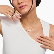Load image into Gallery viewer, Thomas Sabo Blooming Yellow Gold-Plated Daisy Bouquet Necklace