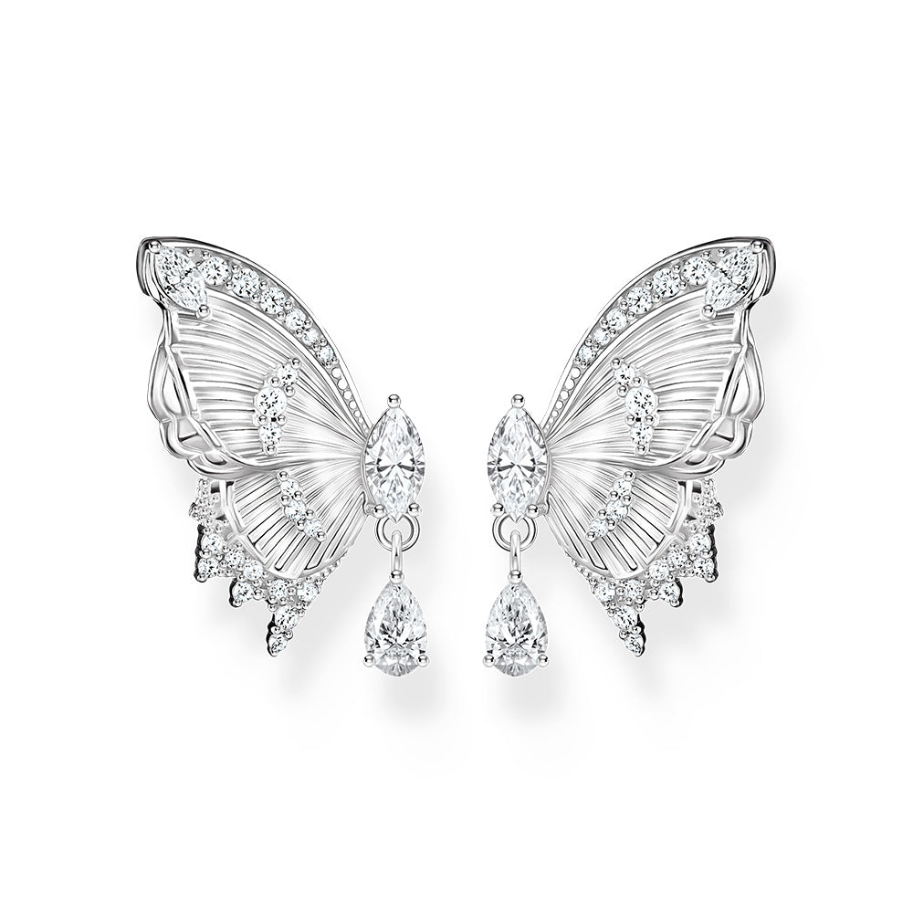 Thomas Sabo Blooming Skies Butterfly CZ Earrings