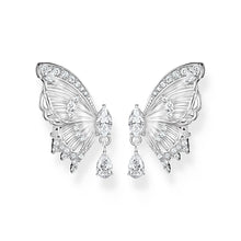 Load image into Gallery viewer, Thomas Sabo Blooming Skies Butterfly CZ Earrings