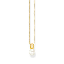 Load image into Gallery viewer, Thomas Sabo Fluid Yellow Gold-Plated Organic Fresh Water Pearl Necklace