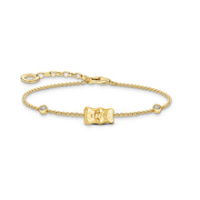 Load image into Gallery viewer, Thomas Sabo Haribo Yellow Gold-Plated Bear CZ Bracelet