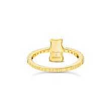 Load image into Gallery viewer, Thomas Sabo Haribo Yellow Gold-Plated Bear CZ Ring