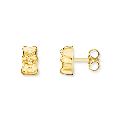 Thomas Sabo Haribo Yellow Gold-Plated Bear Stud Earrings