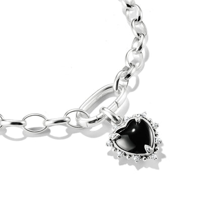 Thomas Sabo CC Connect Black CZ Vintage Heart