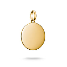 Load image into Gallery viewer, Thomas Sabo CC Connect Engravable Yellow Gold-Plated Disc Large