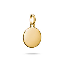 Load image into Gallery viewer, Thomas Sabo CC Connect Engravable Yellow Gold-Plated Disc Small