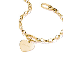 Load image into Gallery viewer, Thomas Sabo CC Connect Engravable Yellow Gold-Plated Heart Large