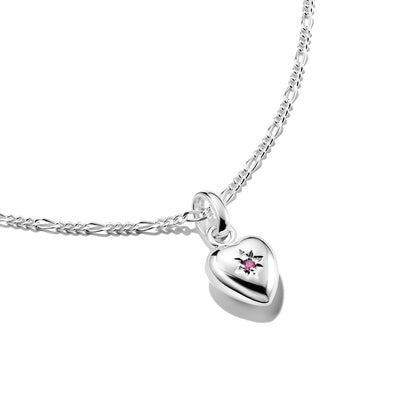 Thomas Sabo CC Connect Heart with Lab Grown Ruby Star