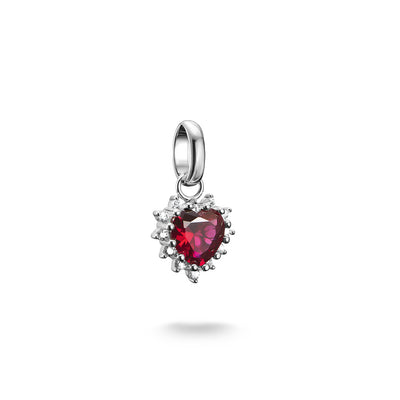 Thomas Sabo CC Connect Lab Grown Ruby & CZ Heart