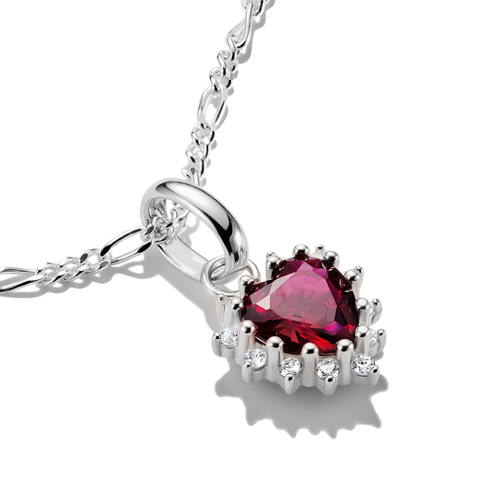 Thomas Sabo CC Connect Lab Grown Ruby & CZ Heart