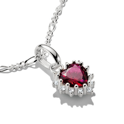 Thomas Sabo CC Connect Lab Grown Ruby & CZ Heart
