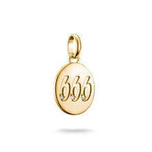 Load image into Gallery viewer, Thomas Sabo CC Connect Yellow Gold-Plated CZ &#39;666&#39; Angel Number