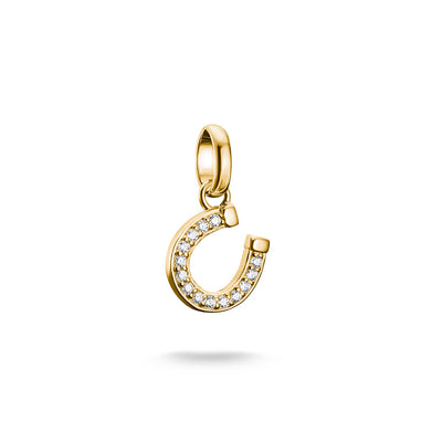 Thomas Sabo CC Connect Yellow Gold-Plated CZ Horseshoe