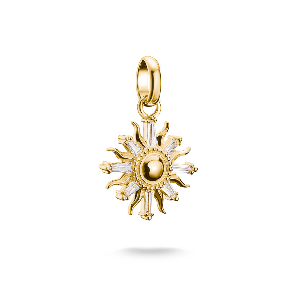 Thomas Sabo CC Connect Yellow Gold-Plated CZ Sun