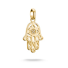 Load image into Gallery viewer, Thomas Sabo CC Connect Yellow Gold-Plated Hand of Fatima