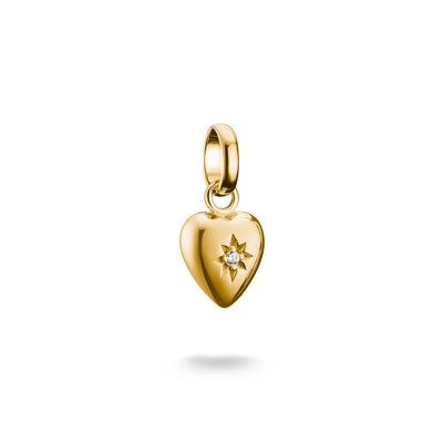 Thomas Sabo CC Connect Yellow Gold-Plated Heart with CZ Star