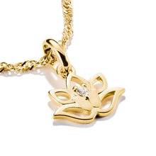 Load image into Gallery viewer, Thomas Sabo CC Connect Yellow Gold-Plated Lotus Blossom
