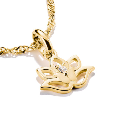 Thomas Sabo CC Connect Yellow Gold-Plated Lotus Blossom