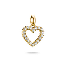Load image into Gallery viewer, Thomas Sabo CC Connect Yellow Gold-Plated Open Heart CZ