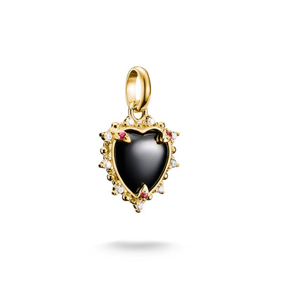 Thomas Sabo CC Connect Yellow Gold-Plated Vintage Black Heart