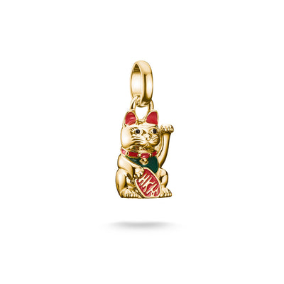 Thomas Sabo CC Connect Yellow Gold-Plated Waving Cat