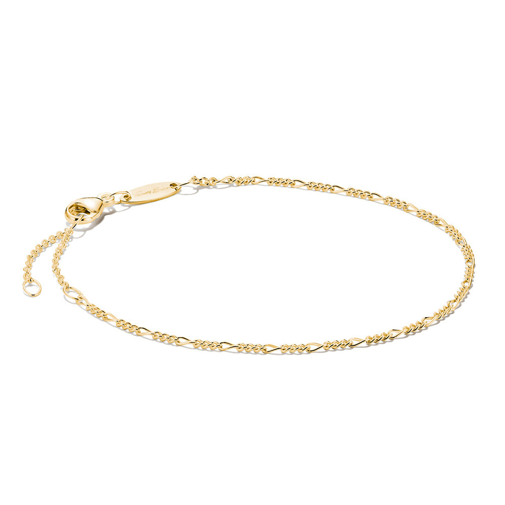 Thomas Sabo CC Connect Yellow Gold-Plated Figaro Chain Bracelet