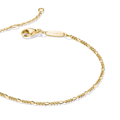 Thomas Sabo CC Connect Yellow Gold-Plated Figaro Chain Bracelet