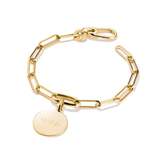 Load image into Gallery viewer, Thomas Sabo CC Connect Yellow Gold-Plated Single Eye Cable Bracelet