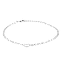 Load image into Gallery viewer, Sterling Silver Double Heart Bracelet