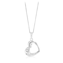 Load image into Gallery viewer, Sterling Silver Open Heart Pendant