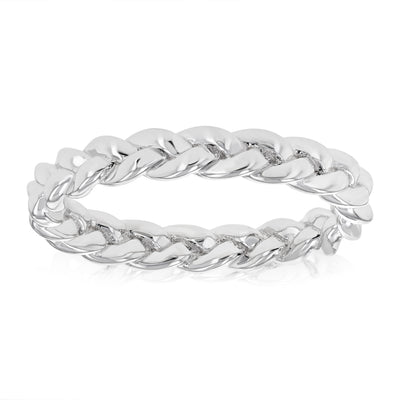 Sterling Silver Braided Ring