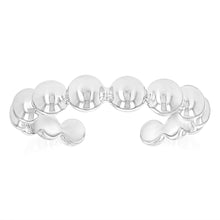 Load image into Gallery viewer, Sterling Silver Beaded Open Ring