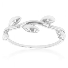 Load image into Gallery viewer, Sterling Silver Fancy Leaf Branch Ring