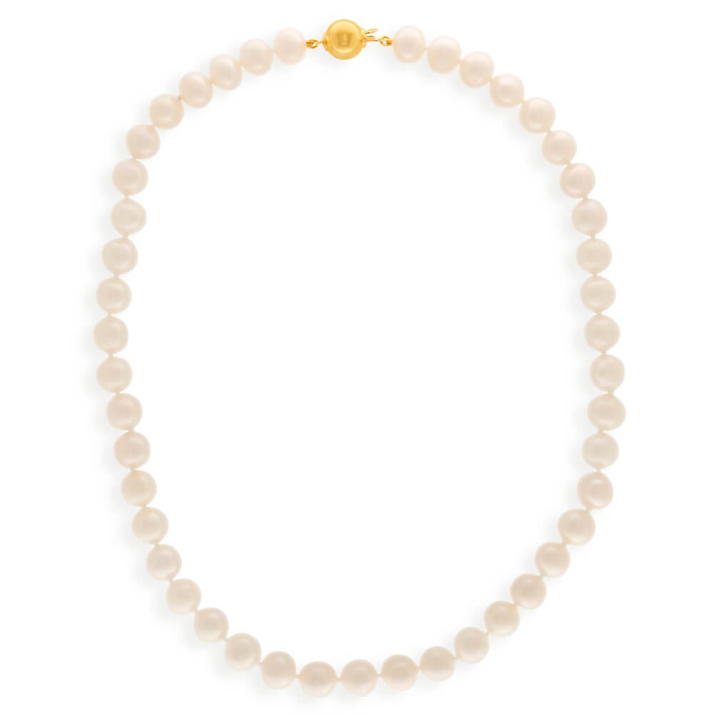 Cream Freshwater Pearl 45cm Necklace