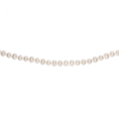 White Freshwater Fish Clasp Pearl Necklace