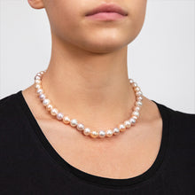 Load image into Gallery viewer, Gold Plated Sterling Silver Mixed Colour Freshwater Pearl Necklace