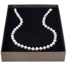 Load image into Gallery viewer, Sterling Silver White Freshwater Pearl Chain &amp; Earring Boxed Set