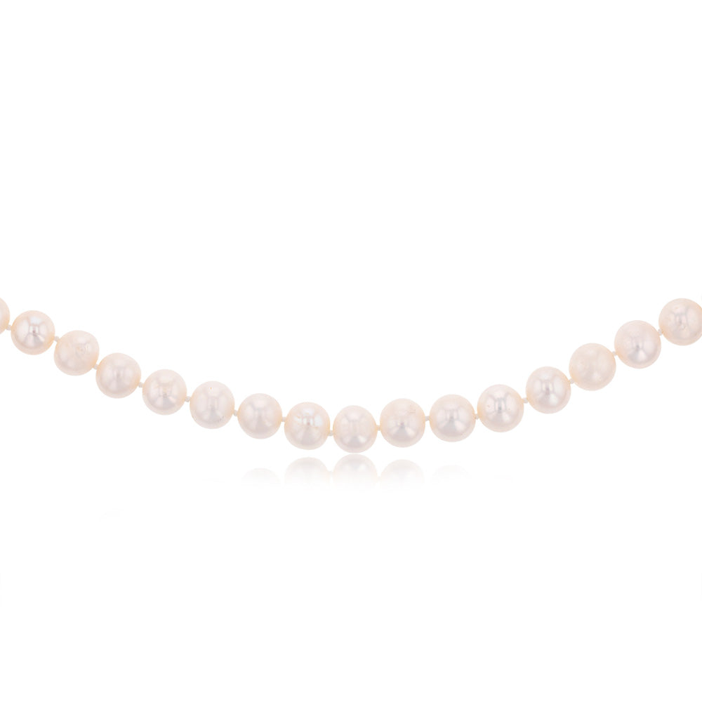 45cm Freshwater Pearl Strand with Silver Clasp