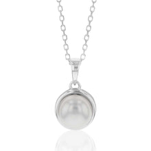 Load image into Gallery viewer, Sterling Silver Boxed Freshwater Pearl Pendant and Earring Set with 45cm Chain