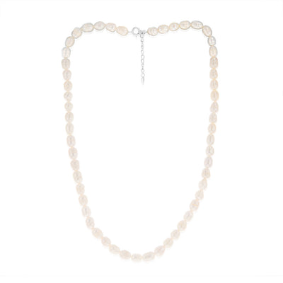 Rice Pearls 6-7mm 45cm Strand on Sterling Silver Extendable Clasp