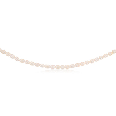 Rice Pearls 6-7mm 45cm Strand on Sterling Silver Extendable Clasp