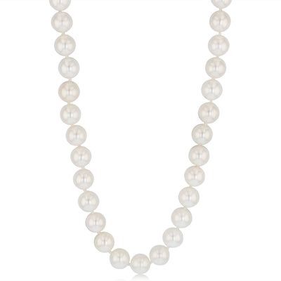 Mother of Pearl Graduated Necklace 48cm with Sterling Silver Clasp