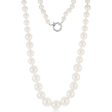 Load image into Gallery viewer, Mother of Pearl Necklace 40cm with Sterling Silver Clasp